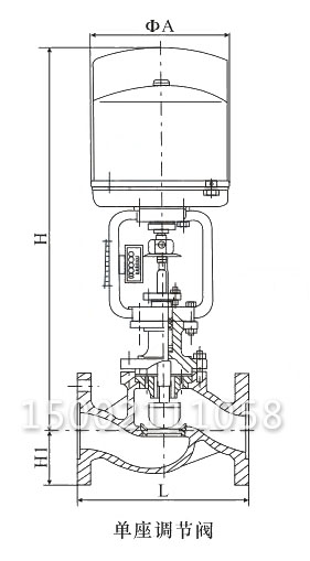 ZAZP電動調(diào)節(jié)閥結(jié)構(gòu)圖