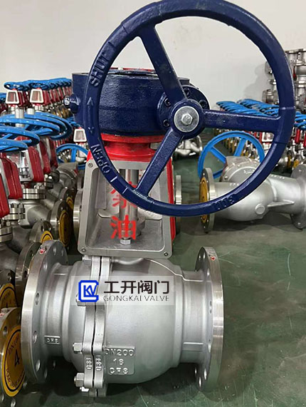 不銹鋼氧氣專用球閥實物圖