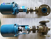 電動調(diào)節(jié)閥ZDLP-16C-DN50-高溫蒸汽導(dǎo)熱油調(diào)節(jié)閥實物圖
